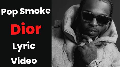 dior clean lyrics|pop smoke Dior lyrics youtube.